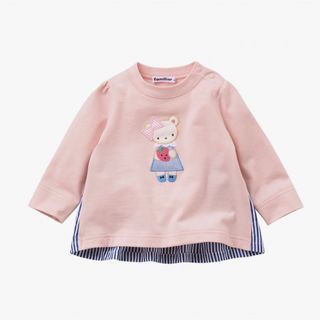 familiar - たぬき様専用♡新品 ファミリア 新作 リボンチュニック 90