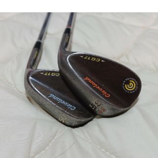 クリーブランドゴルフ(Cleveland Golf)のクリーブランド 黒染め ウェッジ  50°、58°  2本セット まとめ売り(クラブ)