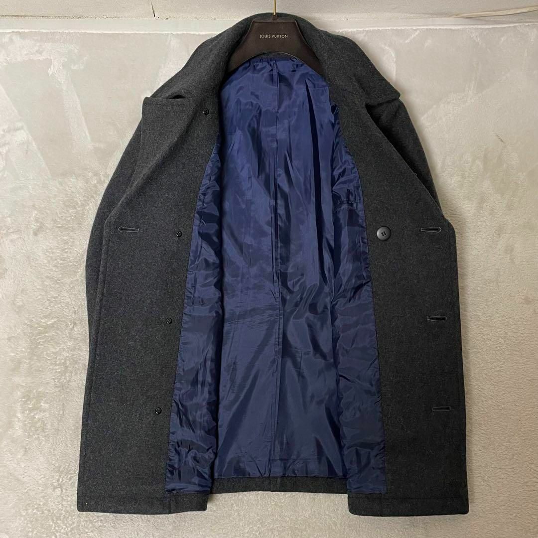 schott(ショット)の定価93500円！Schott MELTON PEACOAT Sz.L 美品 メンズのジャケット/アウター(チェスターコート)の商品写真