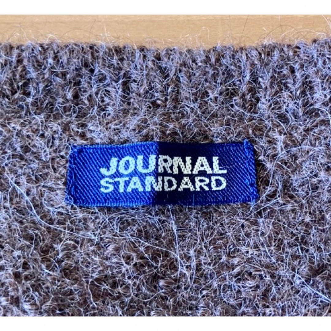 JOURNAL STANDARD(ジャーナルスタンダード)のジャーナルスタンダード 100%アルパカ Vネックセーター ブラウン 茶 レディースのトップス(ニット/セーター)の商品写真