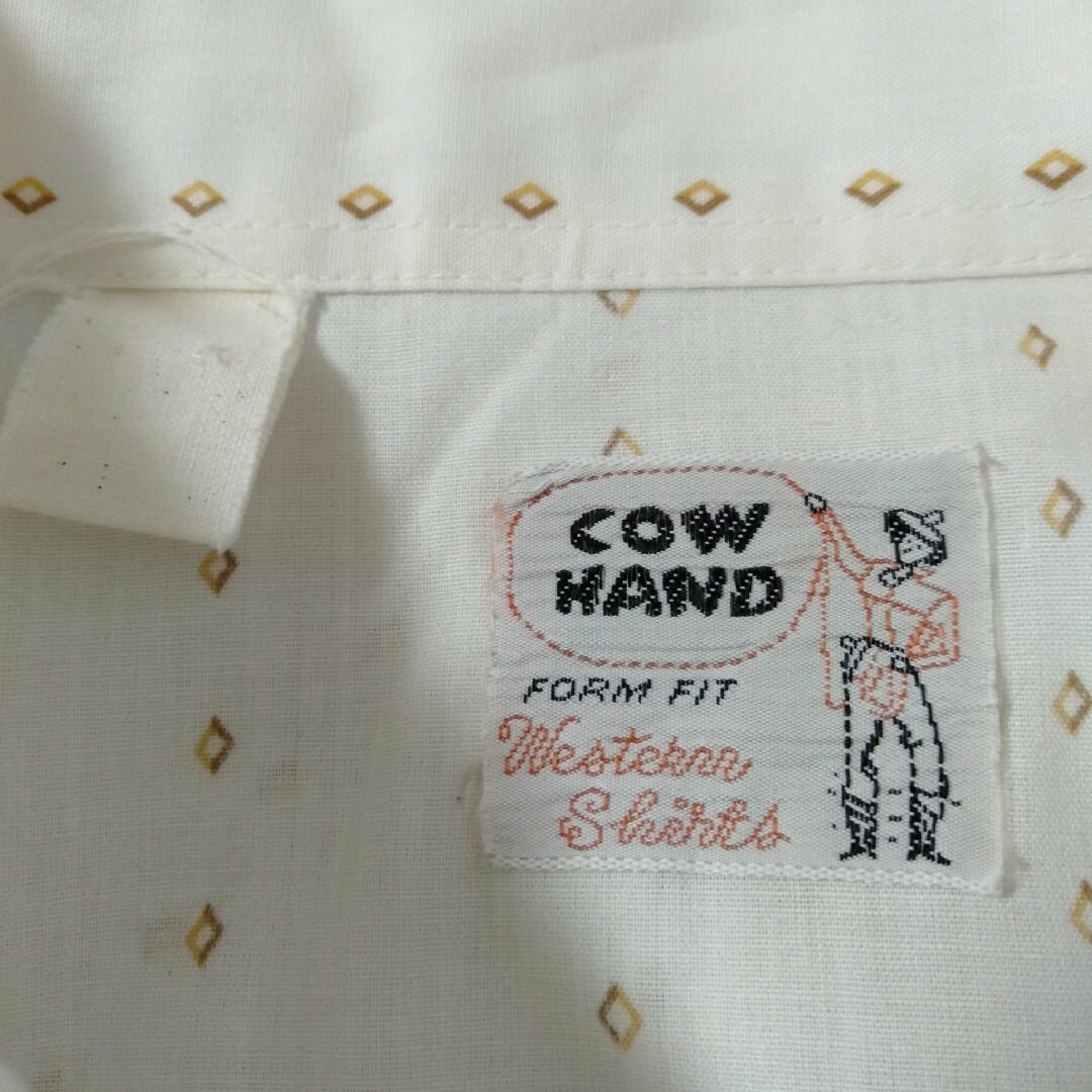 【COW HAND ウエスタンシャツ XL カウボーイ ストライプ A665 メンズのトップス(シャツ)の商品写真