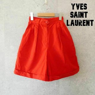 イヴサンローラン(Yves Saint Laurent)の良品 Yves Saint Laurent デニム ワイド ショートパンツ(ハーフパンツ)