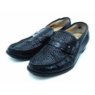 SPARTACUS スパルタカス レザー ローファー シューズ size6.5(24.5cmくらい）/黒 ■■ メンズ(その他)