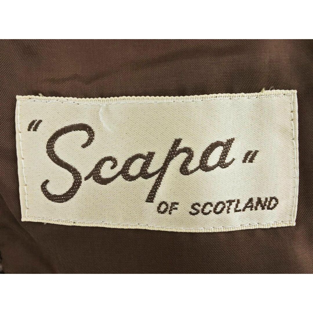 SCAPA(スキャパ)のSCAPA スキャパ ウール100% ジャケット size11/茶 ◇■ レディース レディースのジャケット/アウター(その他)の商品写真