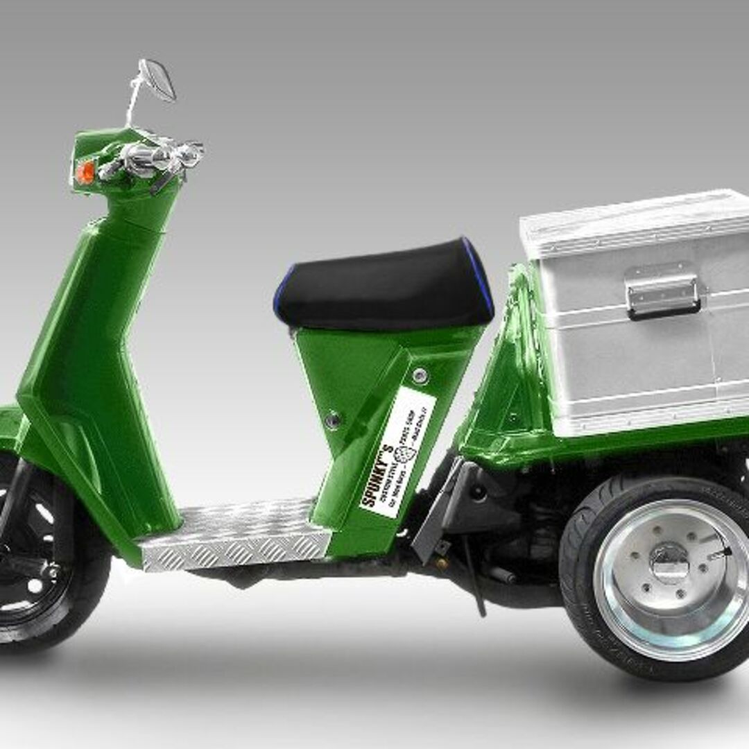 ホンダジャイロ ディッシュホイール 扁平タイヤ 自動車/バイクのバイク(パーツ)の商品写真
