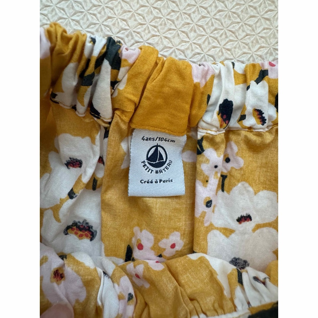 PETIT BATEAU(プチバトー)のプチバトー　スカート　4ans キッズ/ベビー/マタニティのキッズ服女の子用(90cm~)(スカート)の商品写真