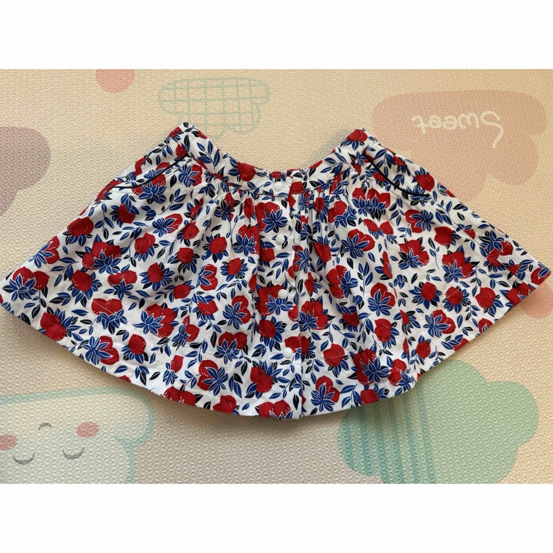 PETIT BATEAU(プチバトー)のプチバトー　スカート　4ans キッズ/ベビー/マタニティのキッズ服女の子用(90cm~)(スカート)の商品写真