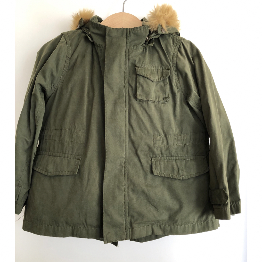 UNITED ARROWS green label relaxing(ユナイテッドアローズグリーンレーベルリラクシング)のモッズコート　キッズ　グリーンレーベル　3way キッズ/ベビー/マタニティのキッズ服男の子用(90cm~)(コート)の商品写真