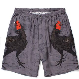 GAKKIN × BUDSPOOL 渦軍鶏 HAWAIIAN SHORTS(ショートパンツ)