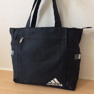 アディダス(adidas)のアディダス 黒 トートバッグ ナイロン (トートバッグ)