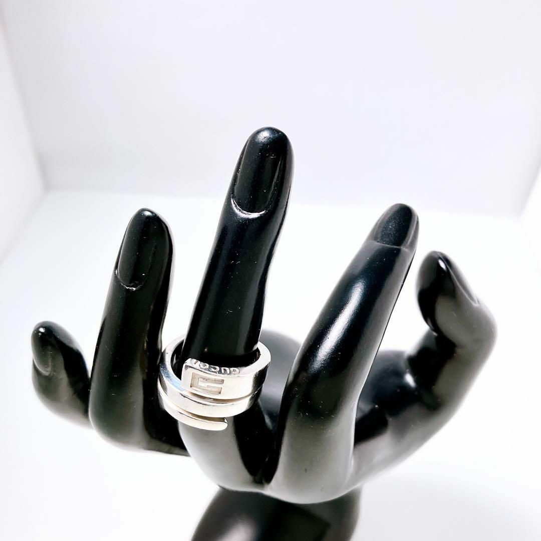 Gucci(グッチ)の【洗浄済】グッチ GUCCI 925 リング 指輪 シルバー OT6 レディースのアクセサリー(リング(指輪))の商品写真