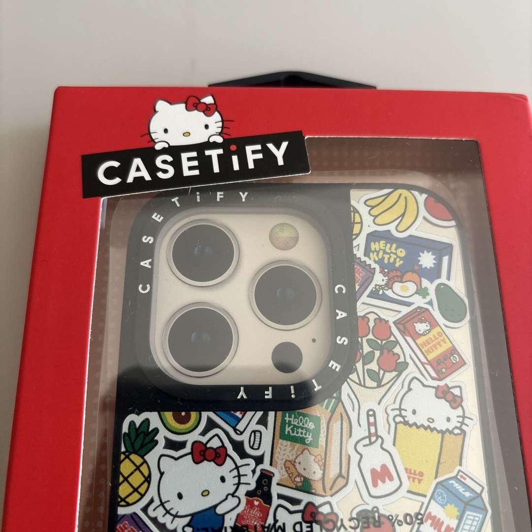 ハローキティ(ハローキティ)のハローキティー x CASETiFY iPhone  15pro スマホ/家電/カメラのスマホアクセサリー(iPhoneケース)の商品写真