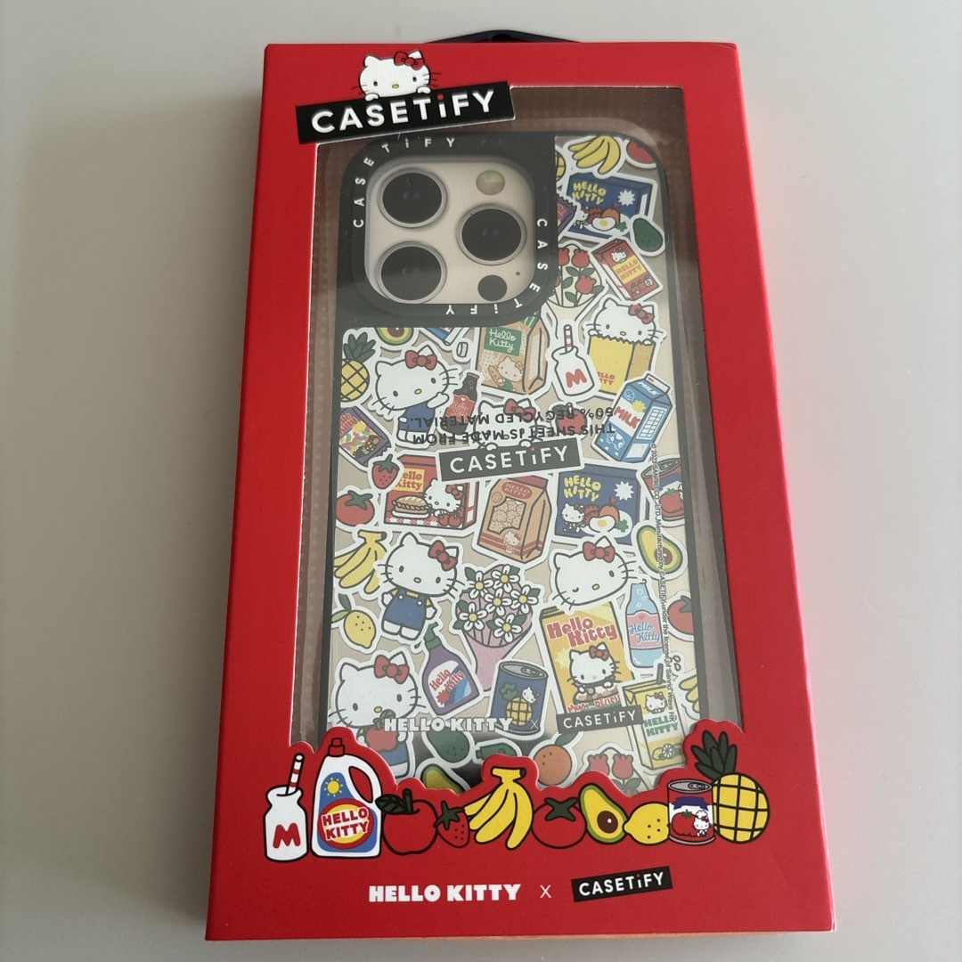 ハローキティ(ハローキティ)のハローキティー x CASETiFY iPhone  15pro スマホ/家電/カメラのスマホアクセサリー(iPhoneケース)の商品写真