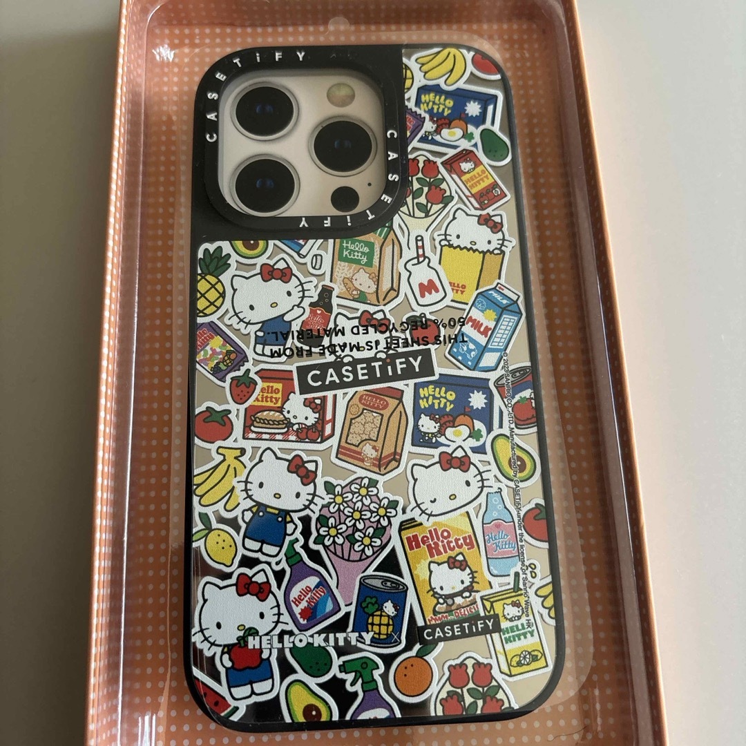 ハローキティ(ハローキティ)のハローキティー x CASETiFY iPhone  15pro スマホ/家電/カメラのスマホアクセサリー(iPhoneケース)の商品写真