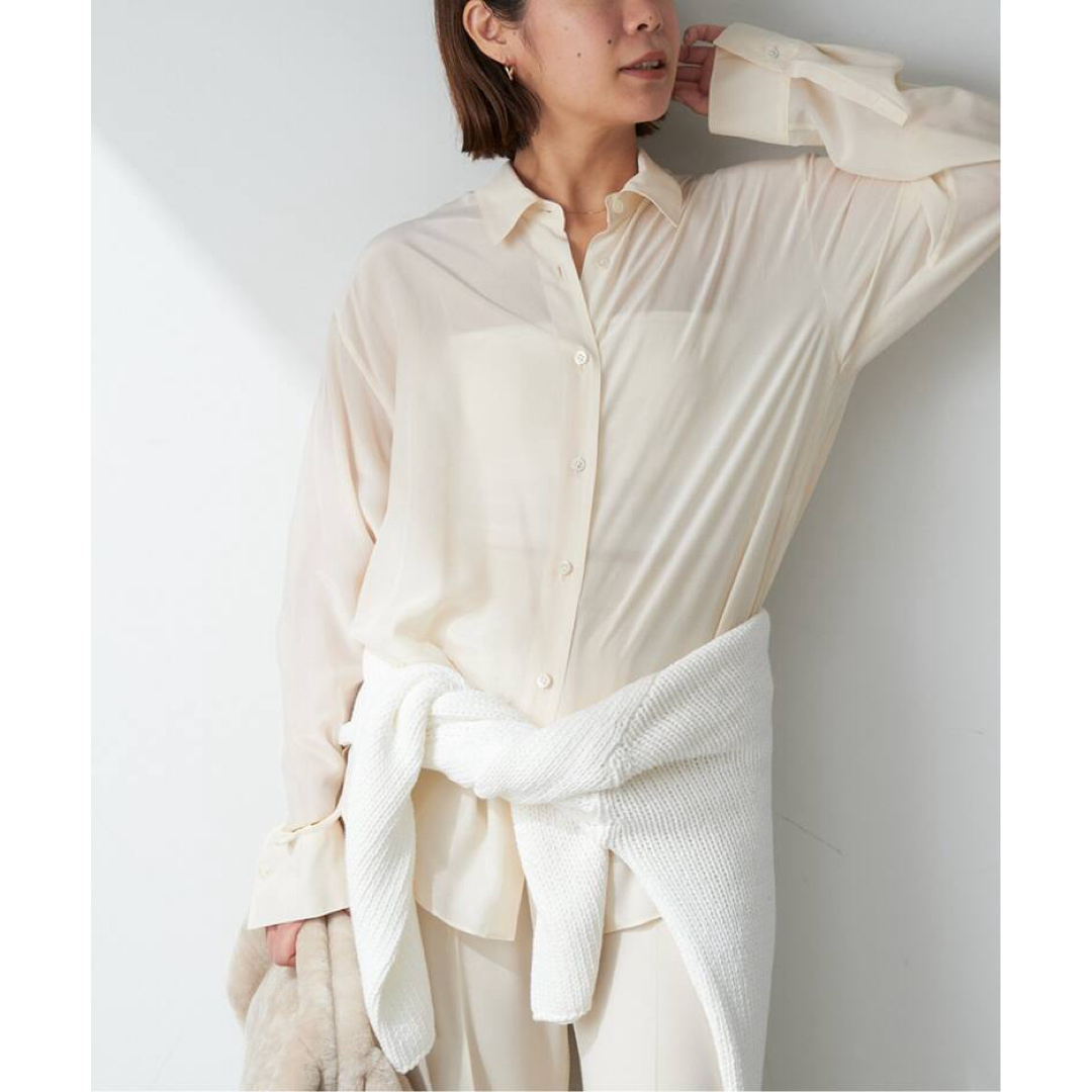 Plage(プラージュ)の【plage】SILK RAYON シャツブラウス レディースのトップス(シャツ/ブラウス(長袖/七分))の商品写真