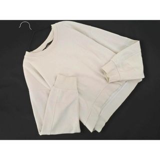 ザラ(ZARA)のZARA ザラ 裏起毛 スウェット sizeM/アイボリー ◇■ レディース(トレーナー/スウェット)