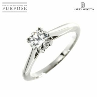 ハリーウィンストン(HARRY WINSTON)のハリーウィンストン HARRY WINSTON ダイヤ 0.51ct E/VS1/3EX 8号 リング ラウンド ソリティア Pt プラチナ 指輪【証明書・鑑定書】 VLP 90212901(リング(指輪))