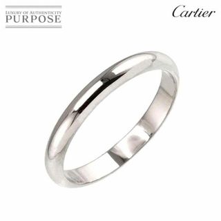 カルティエ(Cartier)のカルティエ Cartier 1895 クラシック #49 リング Pt 幅2.5mm プラチナ 指輪【証明書付き】 VLP 90217465(リング(指輪))