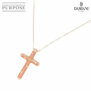 ダミアーニ(Damiani)のダミアーニ DAMIANI メトロポリタン ドリーム ダイヤ ネックレス 50cm K18 PG ピンクゴールド 750 クロス VLP 90217946(ネックレス)