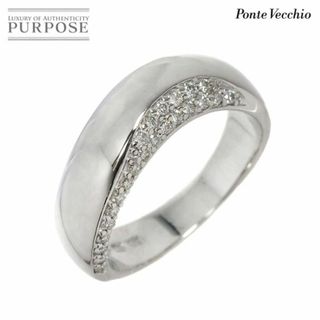 ポンテヴェキオ(PonteVecchio)のポンテヴェキオ Ponte Vecchio 10号 リング ダイヤ 0.19ct K18 WG ホワイトゴールド 750 指輪 VLP 90218209(リング(指輪))