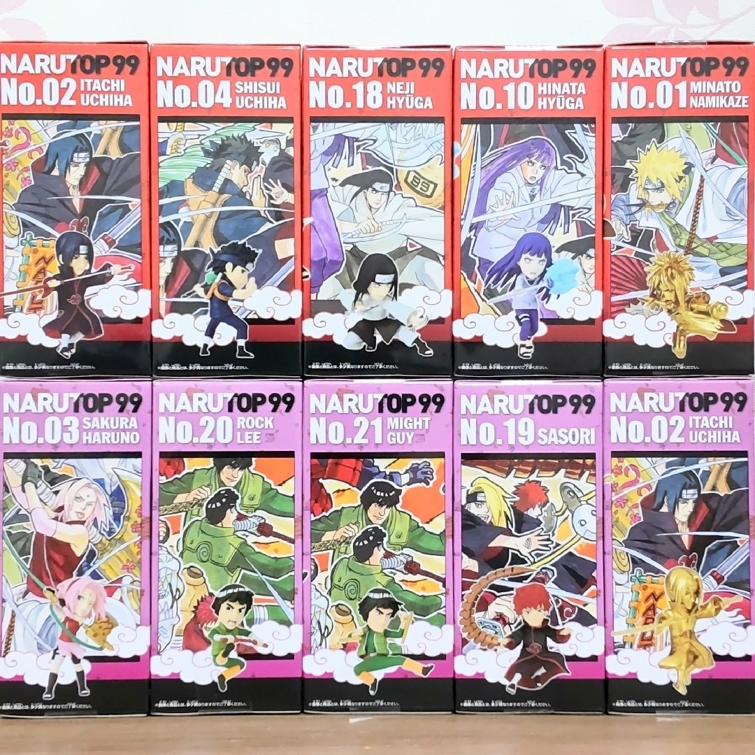 BANPRESTO(バンプレスト)のNARUTO−ナルト− NARUTOP99 ワーコレ vol.3&4 全10種 エンタメ/ホビーのフィギュア(アニメ/ゲーム)の商品写真