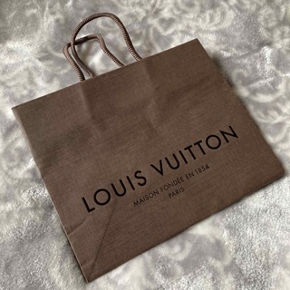 ルイヴィトン(LOUIS VUITTON)のルイヴィトン　ショッパー　 横型　ショッピングバック　ブラウン　紙袋(ショップ袋)