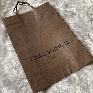ルイヴィトン(LOUIS VUITTON)のルイヴィトン　ショッパー　 縦型　ショッピングバック　ブラウン　　紙袋(ショップ袋)