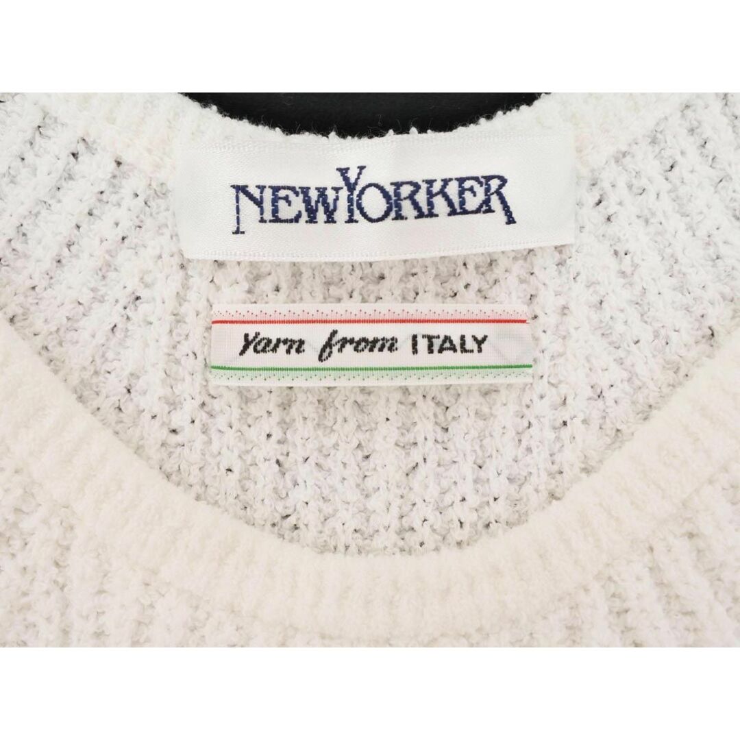 NEWYORKER(ニューヨーカー)のニューヨーカー 大きいサイズ ニット セーター size15/白 ◇■ レディース レディースのトップス(ニット/セーター)の商品写真