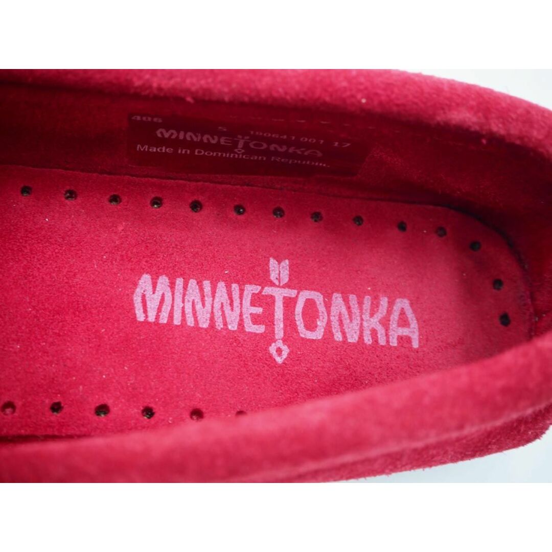 Minnetonka(ミネトンカ)のミネトンカ スウェード モカシン シューズ size5（22ｃｍ）/赤 ◇■ レディース レディースの靴/シューズ(その他)の商品写真