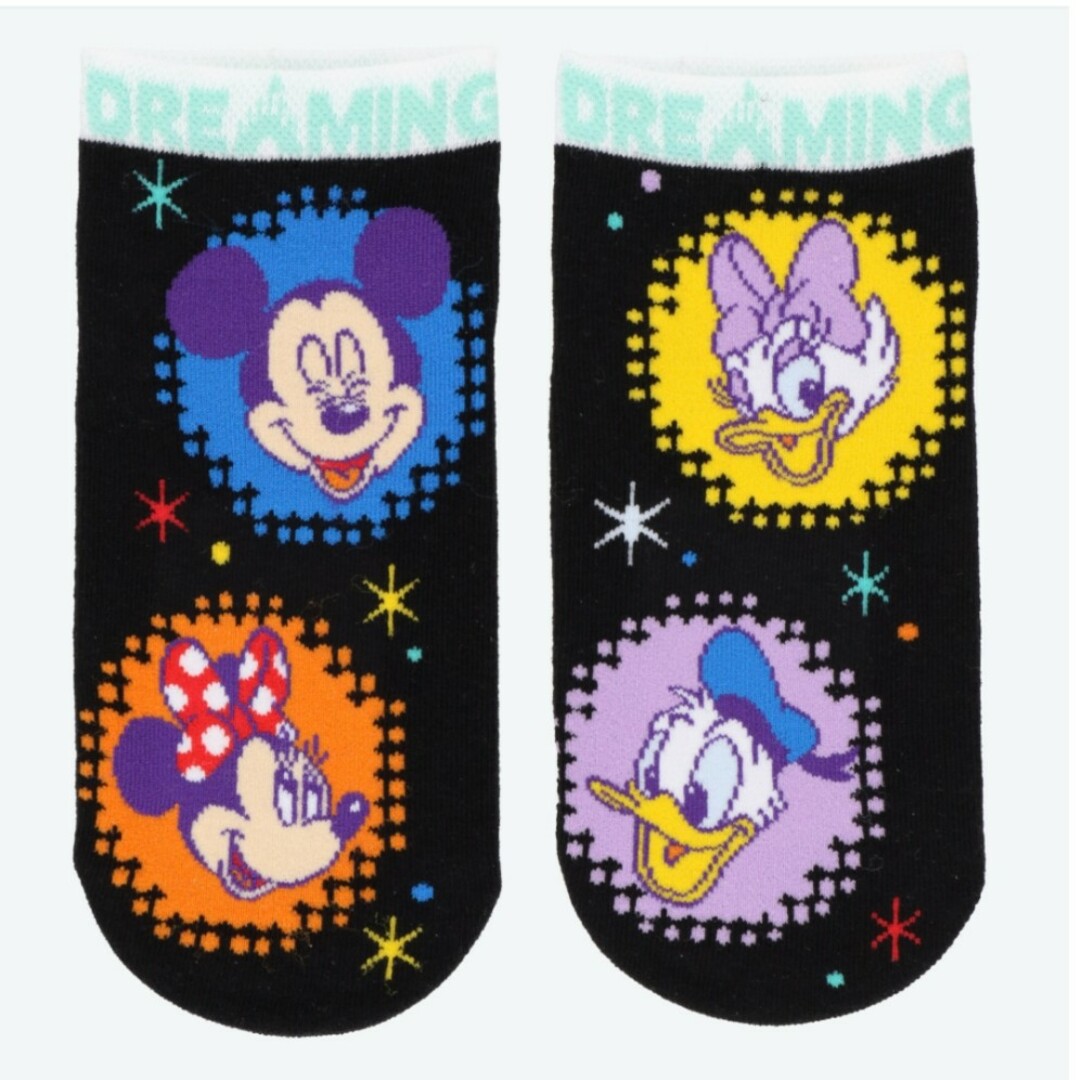 Disney(ディズニー)の【新品】ディズニー★ドリーミングインカラ―★ソックス2足組★16-18cm キッズ/ベビー/マタニティのこども用ファッション小物(靴下/タイツ)の商品写真