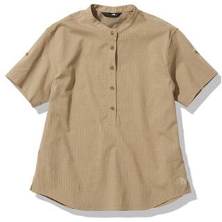 ザノースフェイス(THE NORTH FACE)の美品⛰️ザノースフェイス🏕️レディースNRW22203麻含 半袖シャツ(Tシャツ(半袖/袖なし))