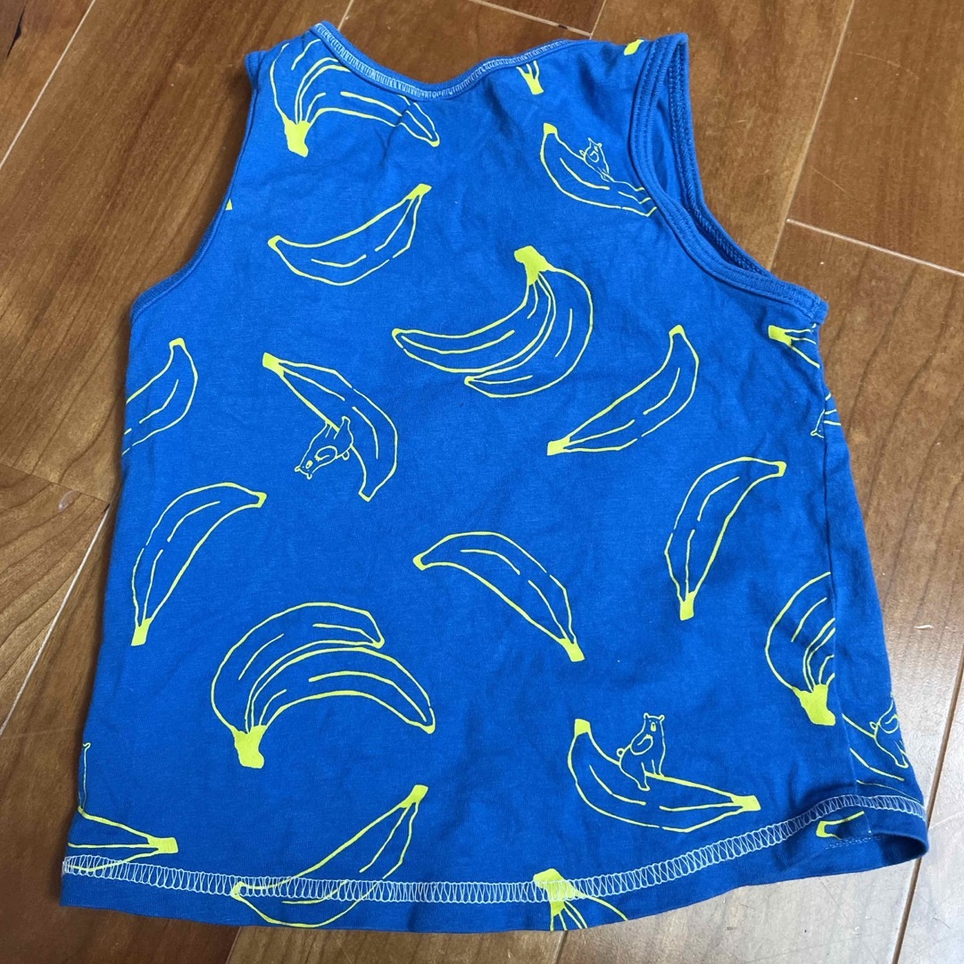 アカチャンホンポ(アカチャンホンポ)のバナナ柄のタンクトップ80 キッズ/ベビー/マタニティのベビー服(~85cm)(タンクトップ/キャミソール)の商品写真