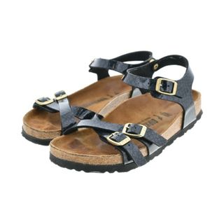 ビルケンシュトック(BIRKENSTOCK)のBIRKENSTOCK ビルケンシュトック サンダル 22.5cm 黒 【古着】【中古】(サンダル)