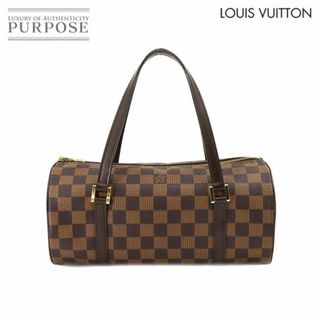 ルイヴィトン(LOUIS VUITTON)の新品同様 ルイ ヴィトン LOUIS VUITTON ダミエ パピヨン PM ハンド バッグ エベヌ N51304 ゴールド 金具 VLP 90225217(ハンドバッグ)