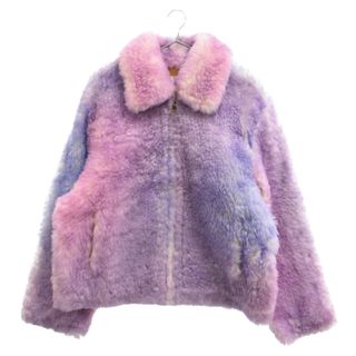 ERL イーアールエル Tie Dye Shearling Jacket タイダイ シアリングジャケット パープル ERL05-C007-C017(フライトジャケット)