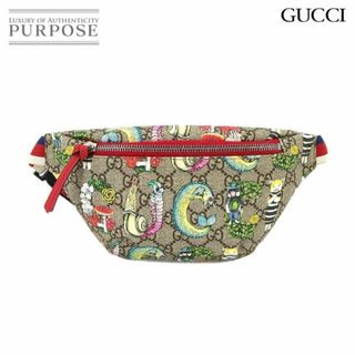 グッチ(Gucci)の未使用 展示品 グッチ GUCCI GGスプリーム チルドレンズ ボディ バッグ ベージュ マルチカラー 502095 ヒグチユウコ VLP 90225441(ボディバッグ/ウエストポーチ)