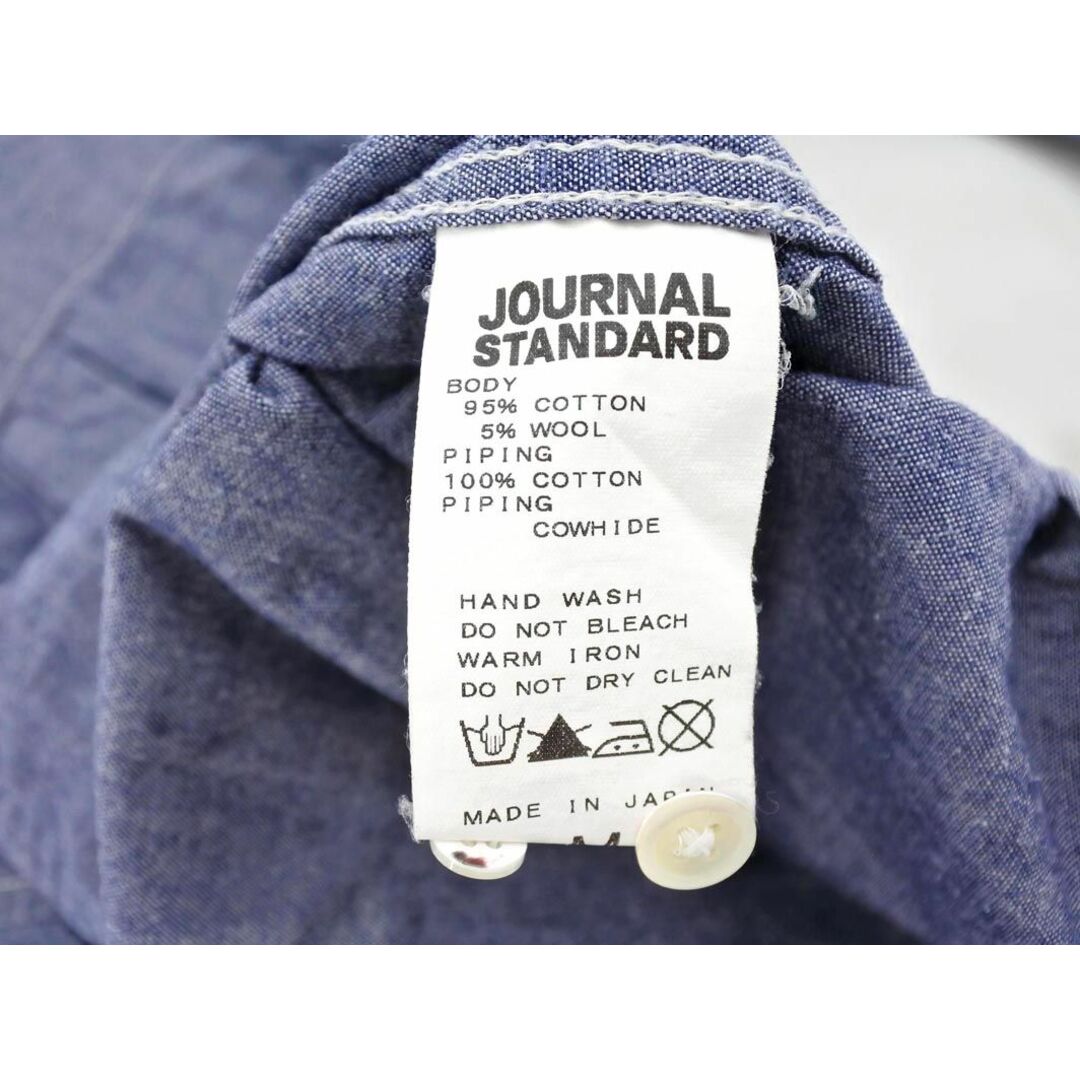 JOURNAL STANDARD(ジャーナルスタンダード)のJOURNAL STANDARD ジャーナルスタンダード デニム シャツ sizeM/紺 ◇■ メンズ メンズのトップス(シャツ)の商品写真