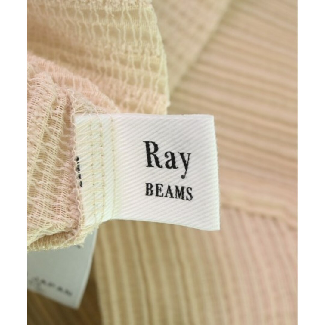 Ray BEAMS(レイビームス)のRay Beams レイビームス Tシャツ・カットソー -(M位) ベージュ 【古着】【中古】 レディースのトップス(カットソー(半袖/袖なし))の商品写真