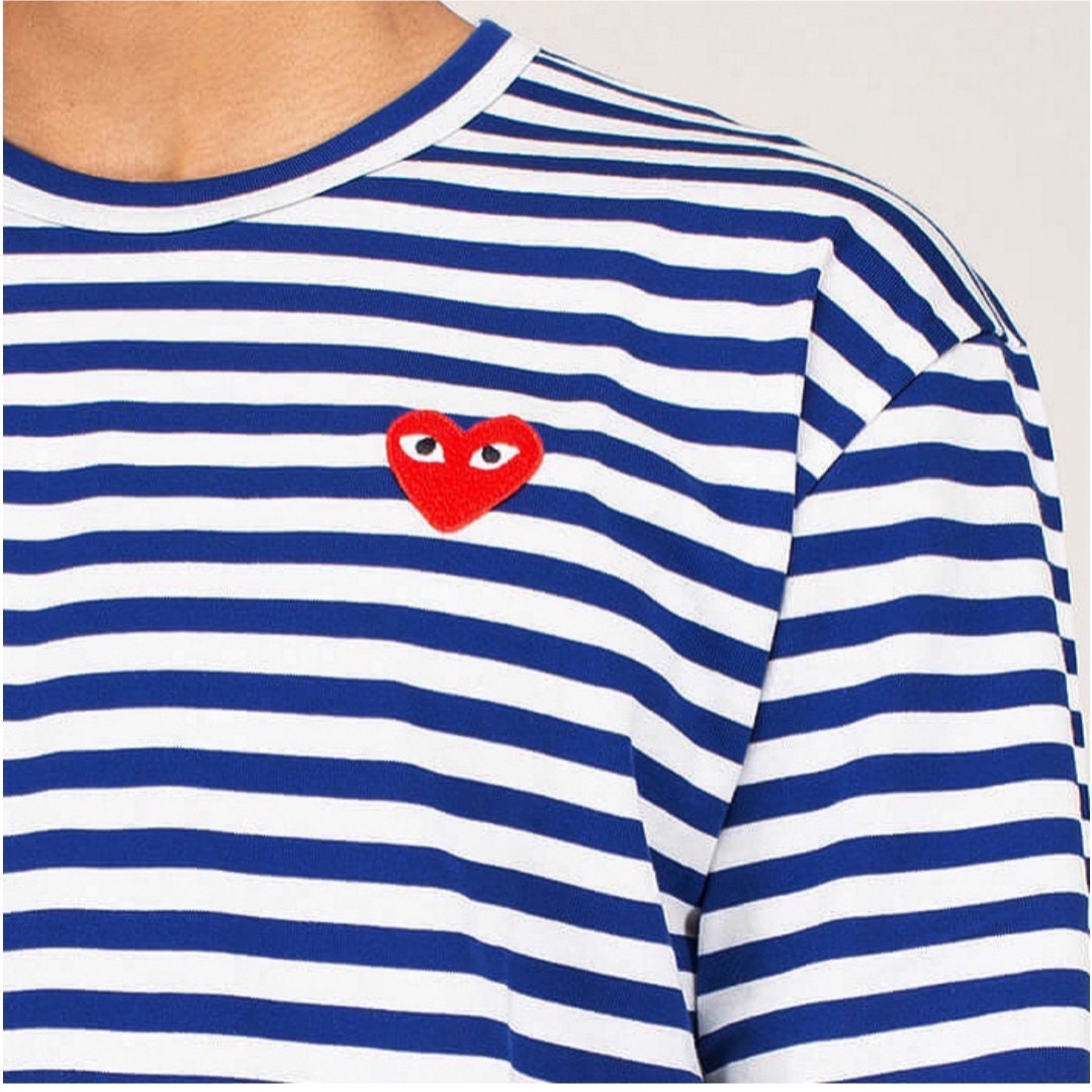 COMME des GARCONS(コムデギャルソン)の【再入荷】COMME des GARCONS メンズ ボーダーロングＴシャツ メンズのトップス(Tシャツ/カットソー(七分/長袖))の商品写真