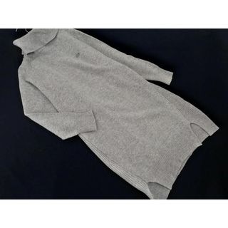 ラコステ(LACOSTE)のLACOSTE ラコステ ウール混 タートルネック ニット ワンピース size36/グレー ◇■ レディース(ミニワンピース)