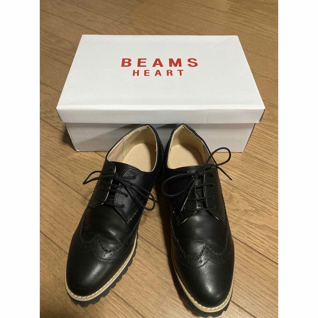 BEAMS(ビームス)の箱付き、美品、ビームスハート、レースアップシューズ レディースの靴/シューズ(ローファー/革靴)の商品写真