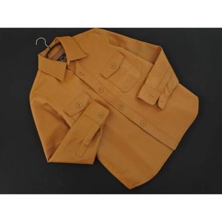 シップス(SHIPS)のSHIPS シップス フェイクレザー シャツ ジャケット sizeM/キャメル ◇■ メンズ(その他)