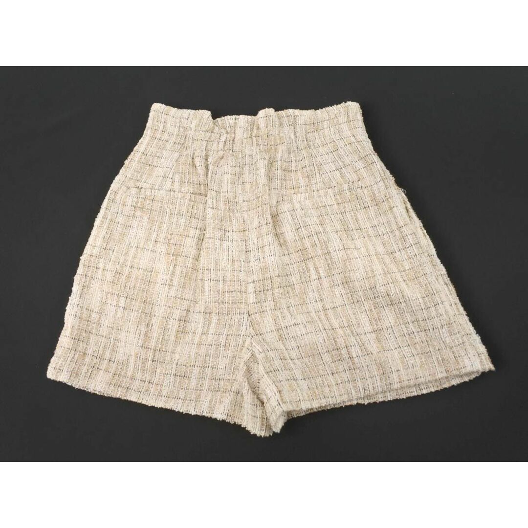 Rope' Picnic(ロペピクニック)のロペピクニック ツイード ショート パンツ size38/ベージュ ◇■ レディース レディースのパンツ(ショートパンツ)の商品写真