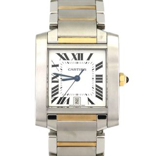 カルティエ(Cartier)のカルティエ タンクフランセーズLM コンビ W51005Q4 SSxYG 自動巻(腕時計(アナログ))