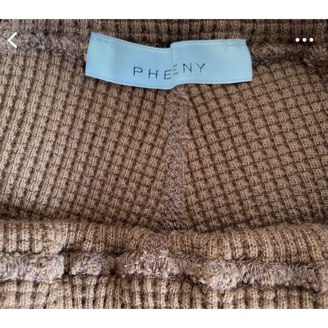 PHEENY(フィーニー)のPHENNY フィーニー　ワッフルパンツ　サイズ１ レディースのパンツ(カジュアルパンツ)の商品写真