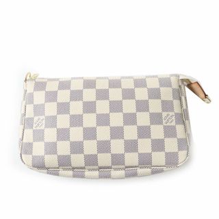 ルイヴィトン(LOUIS VUITTON)の未使用品◎スペイン製 LOUIS VUITTON ルイヴィトン N41207 ポシェット・アクセソワール ダミエ・アズール レディース 保管袋付き(ポーチ)