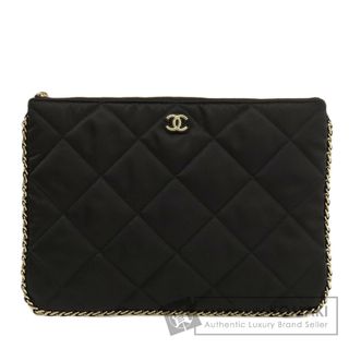 シャネル(CHANEL)のCHANEL ココマーク ゴールド金具 クラッチバッグ サテン レディース(クラッチバッグ)