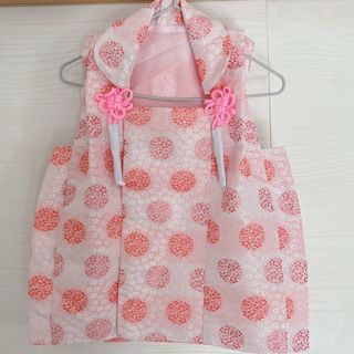 被布コート 七五三 女の子 ピンク 新品未使用(和服/着物)