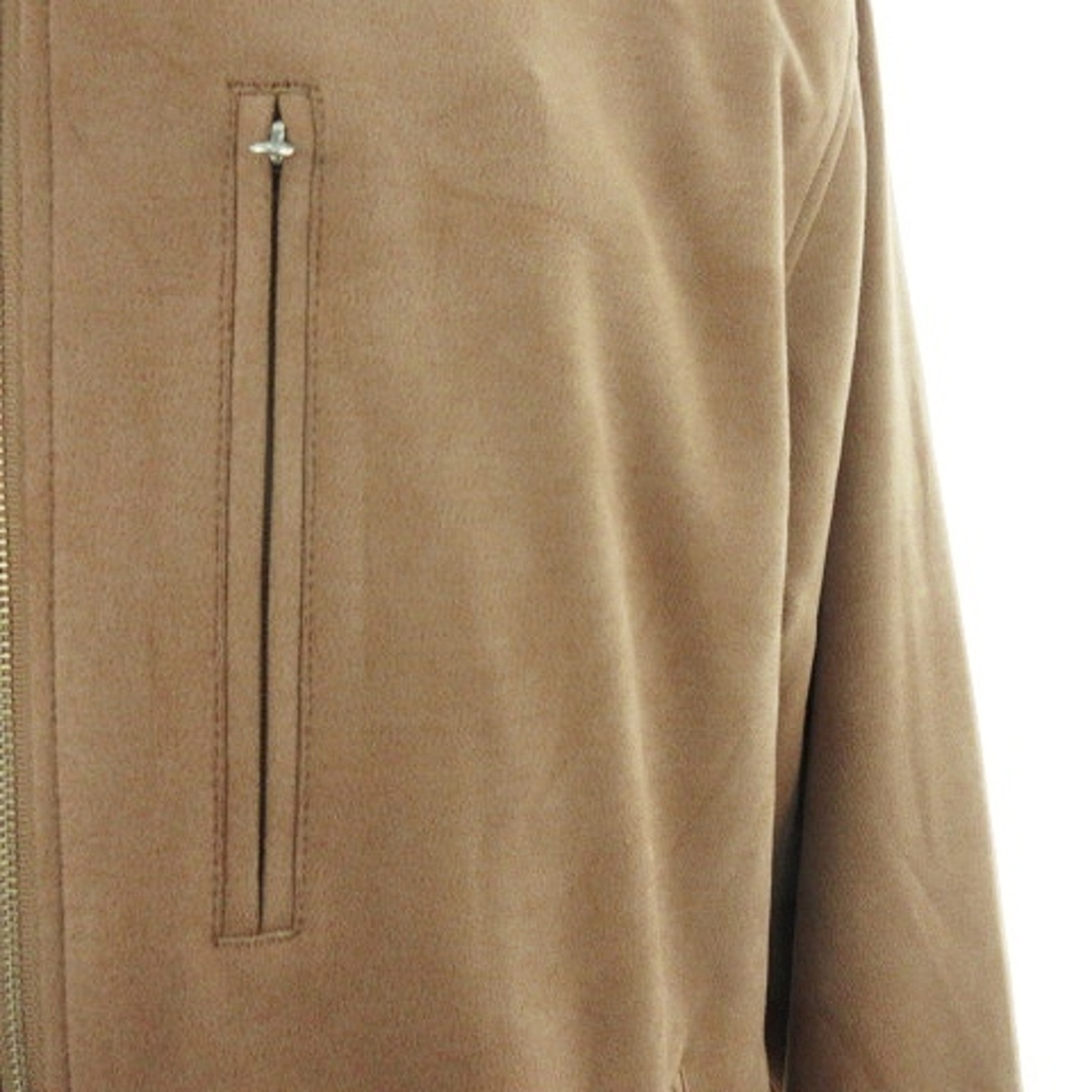 RAGEBLUE(レイジブルー)のレイジブルー ブルゾン ジャンパー 長袖 ジップアップ 無地 M 茶 ブラウン メンズのジャケット/アウター(ブルゾン)の商品写真