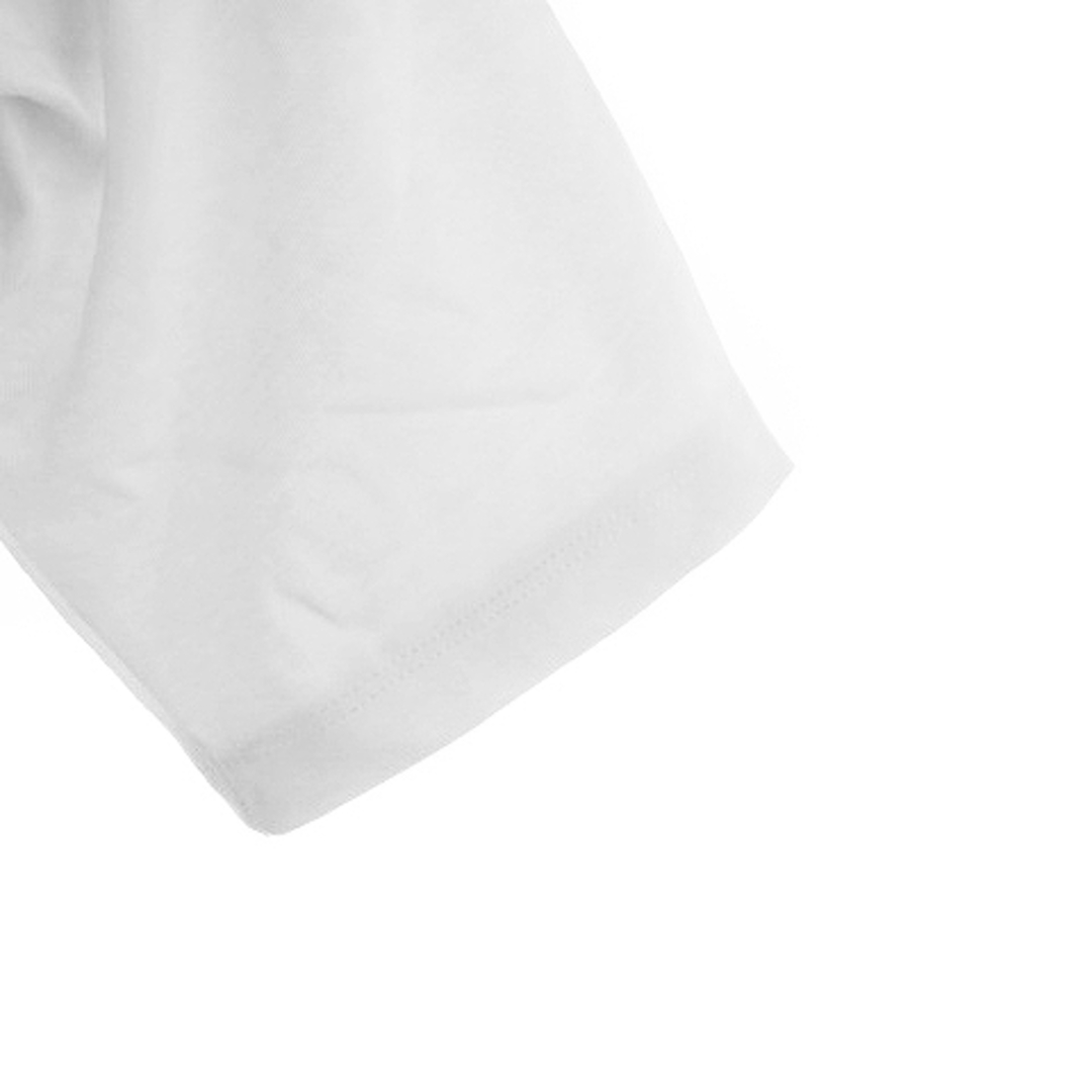 Discoat(ディスコート)のディスコート usa cotton カットソー Tシャツ 薄手 無地 M 白 レディースのトップス(Tシャツ(半袖/袖なし))の商品写真